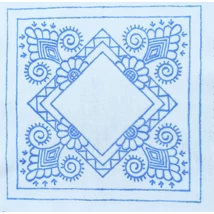 Hímezhető futó 20 x 20 cm, buzsáki minta