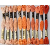 Venus osztott hímző barack szín árnyalatai rozsdabarnáig