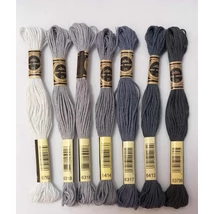 Venus osztott hímző szürke árnyalatai