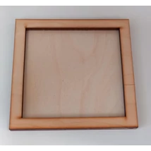 Fa képkeret 12 x 12 cm - es méretű pixelhobby alaplaphoz