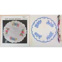 DIY hímző készlet, kézimunkával és cérnával 16 x 16 cm