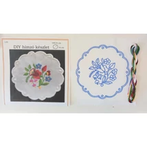 DIY hímző készlet, kézimunkával és cérnával 16 x 16 cm