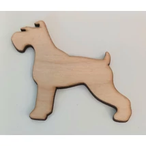 Kutya fa figura 6 x 8,5 cm