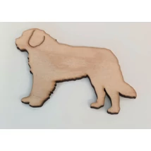 Kutyus fa figura  10 x 6,5 cm