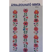 Átrajzolható matyó minta 20 x 30 cm