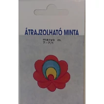 Átrajzolható matyó minta 7 x 7 cm