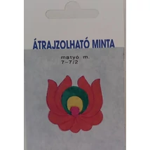Átrajzolható matyó minta 7 x 7 cm