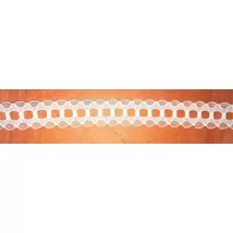 Fehér fűzhető csipke 1,7cm