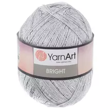 Yarn Art Bright fémszálas horgolócérna ezüst