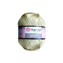 Yarn Art Bright fémszálas horgolócérna arany