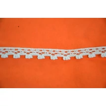 Fehér pamut csipke 1,5 cm