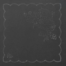 Fekete kalocsai minta (30X30 -  770)