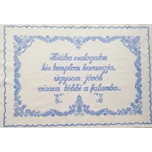 Előnyomott hímezhető kézimunka falvédő - 51