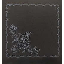 Fekete kalocsai minta (30X30 - 58)