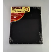 Feszített festővászon, fekete színben 24x30 cm