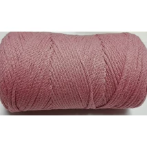 Macrame cotton 2 mm antik rózsaszín