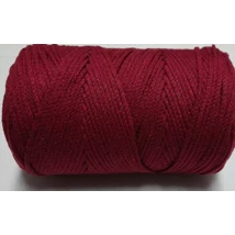 Macrame cotton 2 mm bordó