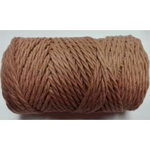 Szétfésülhető makramé rope fonal 3 mm maci barna