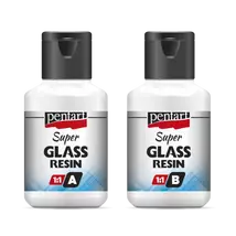 Szuper üveggyanta szett (epoxi műgyanta) 2x40 ml 