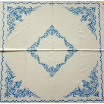 Előnyomott hímezhető kézimunka terítő  -  kalocsai minta 90x90 cm - 69