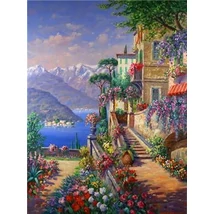 Festés számok szerint készlet fakerettel 40x50 cm
