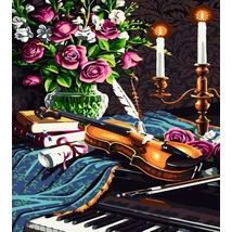 Festés számok szerint készlet fakerettel 40x50 cm