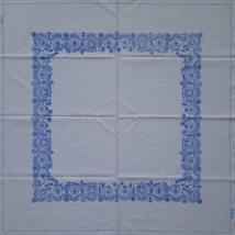 Előnyomott hímezhető kézimunka terítő - matyó minta 90x90 cm 
