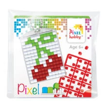 Pixelhobby kulcstartó 1 db - cseresznye