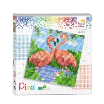 Flamingó pixelhobby kirakó szett 