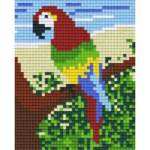 Papagáj - pixelhobby kirakó szett
