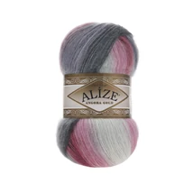 Angora Gold Batik 1602 fehér - rózsaszín - szürke