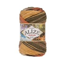 Burcum Batik 6060 piros - narancs - szürke - barna