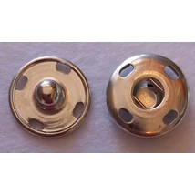 Fém varrható fémszínű patent, 16 mm
