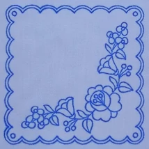 Előnyomott kézimunka 20X20 cm  kalocsai