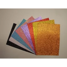 Dekorgumi glitteres A/4 (több színben)