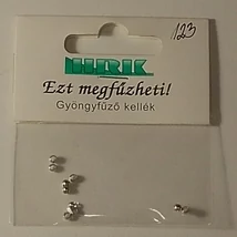 Stopper kicsi ródium 10 db