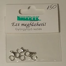 Nyaklánckapocs ródium 3 db