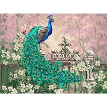Festés számok szerint festőkészlet fa kerettel  40x50 cm
