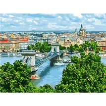 Festés számok szerint készlet fakerettel 40x50 cm