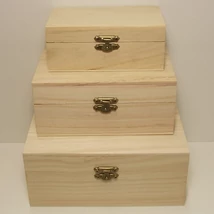 Doboz szett 3 részes 15X9,5X6,5 cm, 12X7X4,5 cm, 9X5X4,2 cm