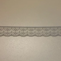 Szürke műszálas csipke 2,3 cm