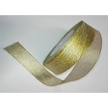 Glitteres arany szalag 2,2 cm, 22 m