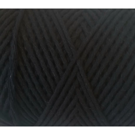 Szétfésülhető makramé fonal 2 mm, fekete