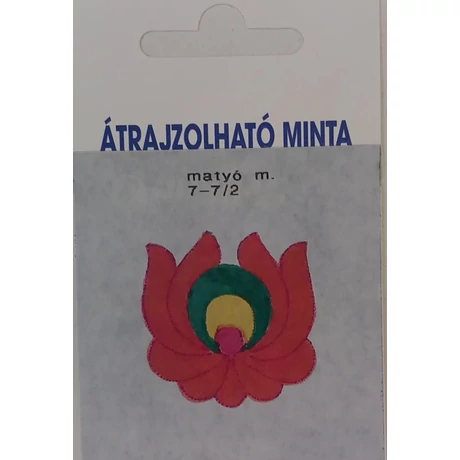 Átrajzolható matyó minta 7 x 7 cm