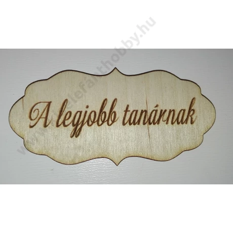 A legjobb tanárnak