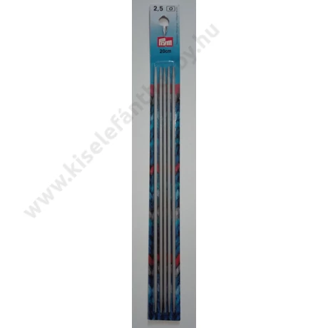 Kesztyű, sapka, zoknikötőtű 2,5 mm
