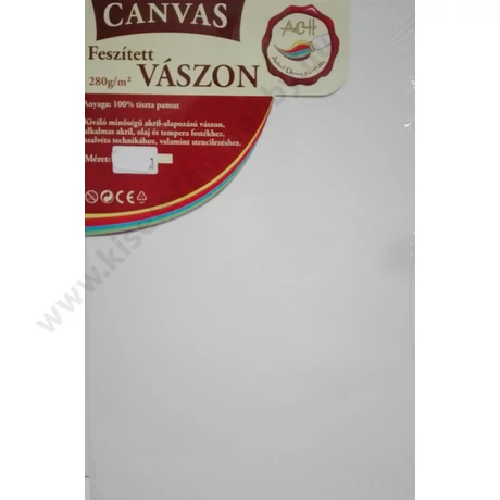 Feszített festővászon 20X30 cm