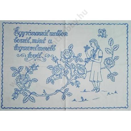 Előnyomott kézimunka  falvédő 23
