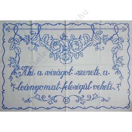 Előnyomott kézimunka  falvédő 35