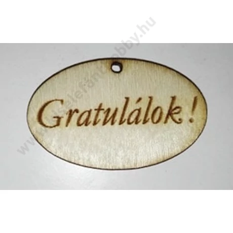Gratulálok tábla kicsi